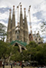 Photographs of the Sagrada Familia church